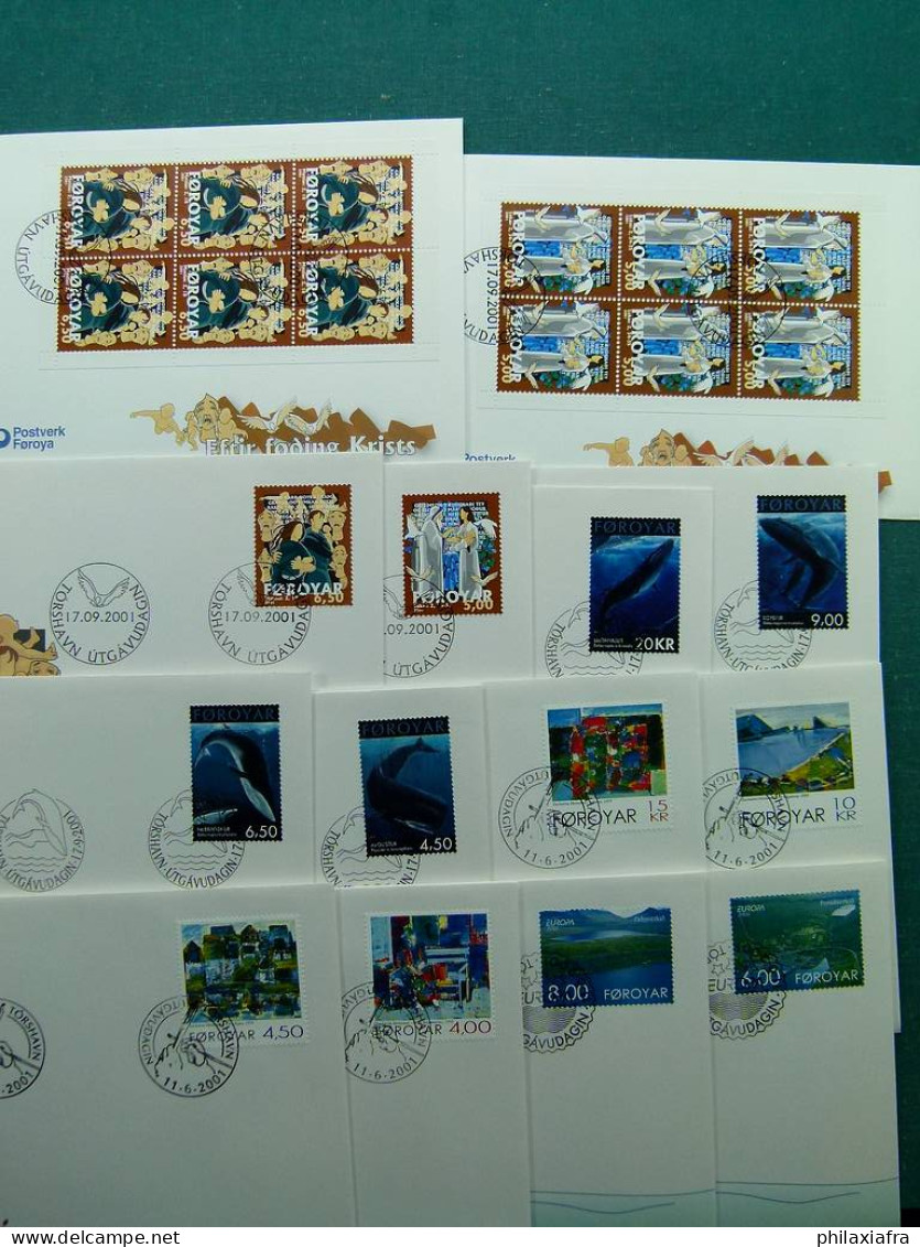 Collecte de FDC des Îles Féroé, jusqu'en 2009.