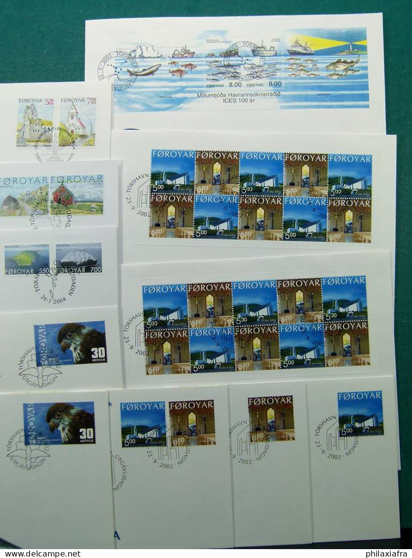 Collecte de FDC des Îles Féroé, jusqu'en 2009.