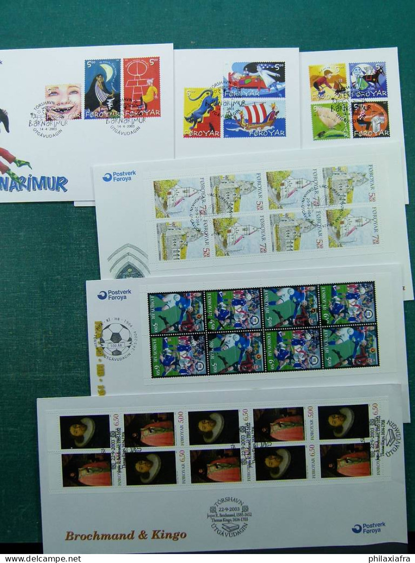 Collecte de FDC des Îles Féroé, jusqu'en 2009.