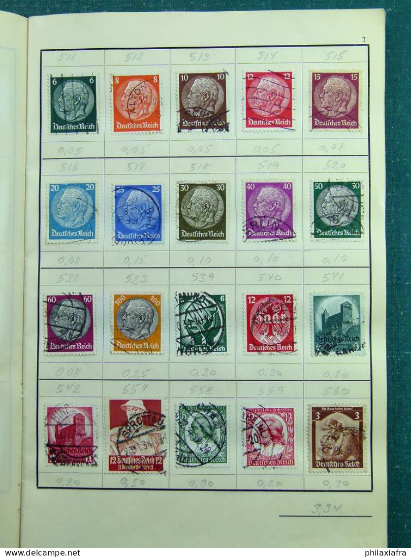 Collection de timbres neufs et oblitérés, histoire postale, principalement d'E