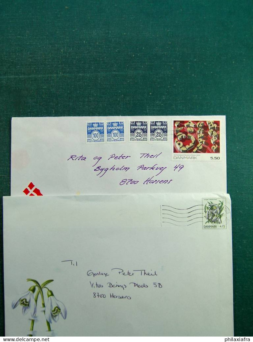 Collection de timbres neufs et oblitérés, histoire postale, principalement d'E