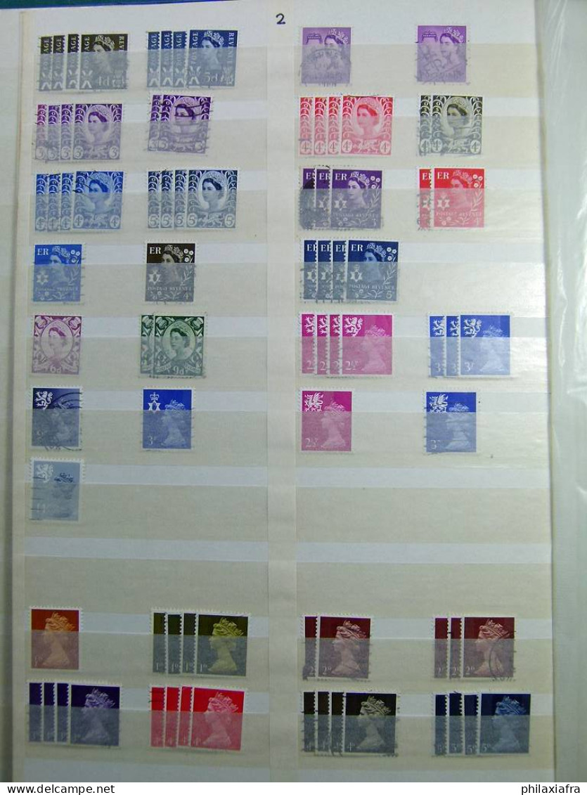 Collection Europa World, sur classeur, avec timbres oblitérés, également Dane