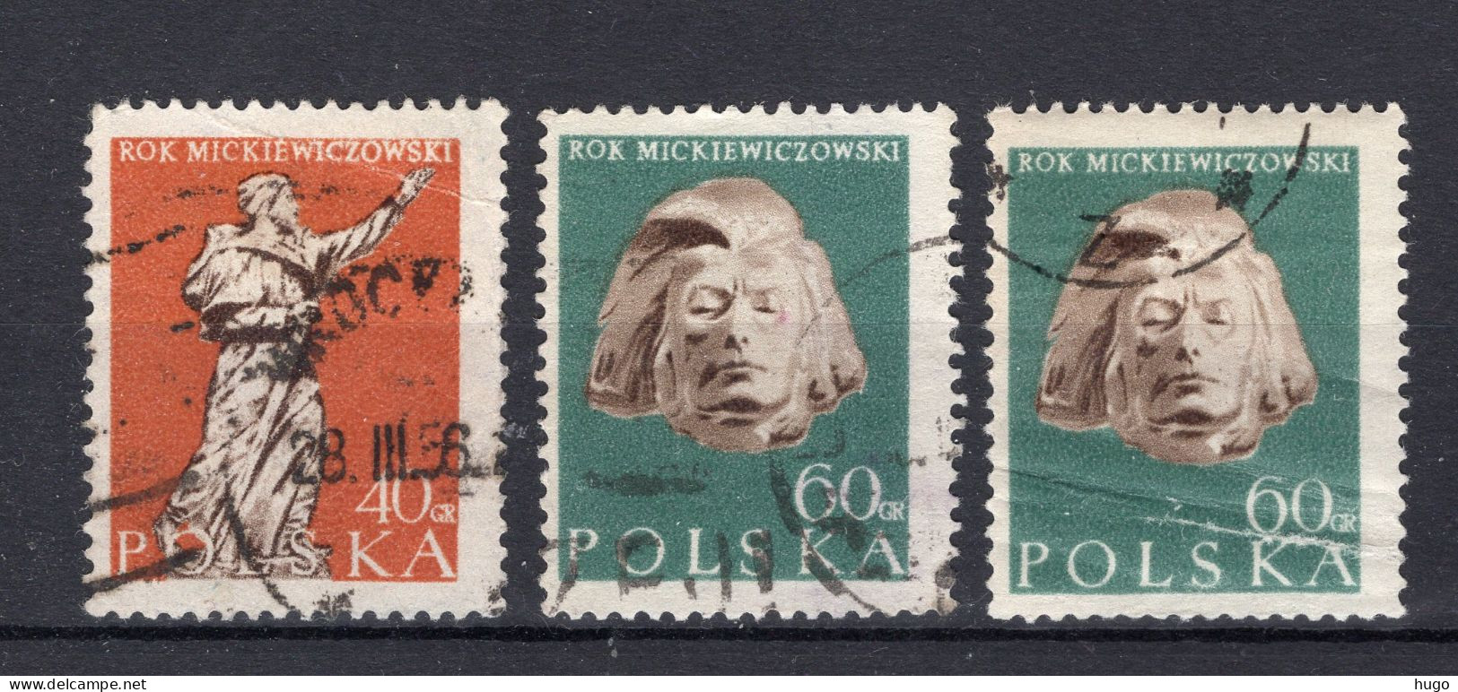 POLEN Yt. 840/841° Gestempeld 1955 - Used Stamps