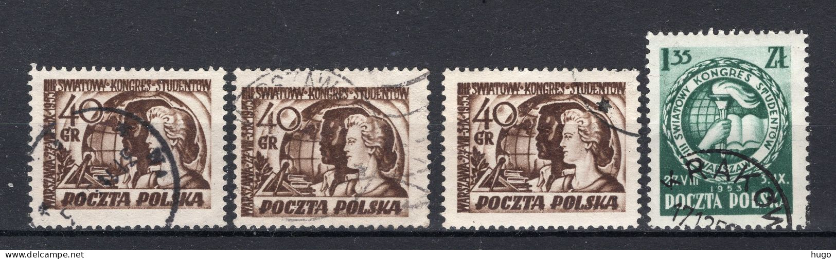 POLEN Yt. 715/716° Gestempeld 1953 - Used Stamps