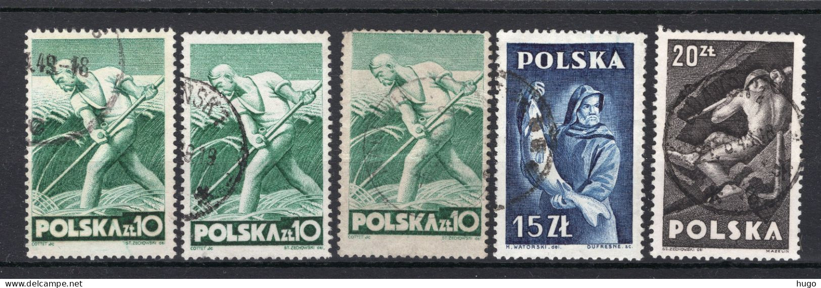 POLEN Yt. 505/507° Gestempeld 1947 - Used Stamps