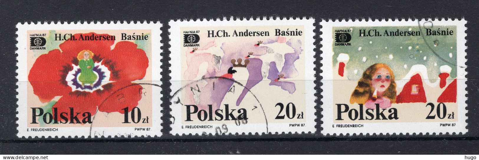 POLEN Yt. 2932/2934° Gestempeld 1987 - Gebraucht