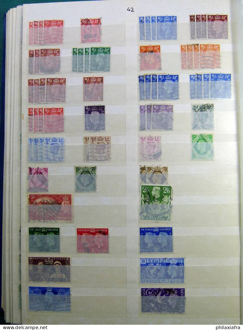 Collection Europa Mondo, sur classeur, avec timbres oblitérés, même répété