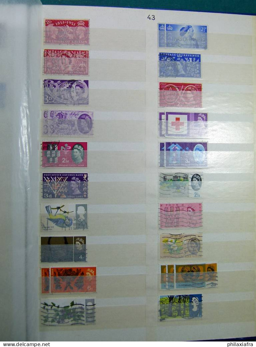 Collection Europa Mondo, sur classeur, avec timbres oblitérés, même répété