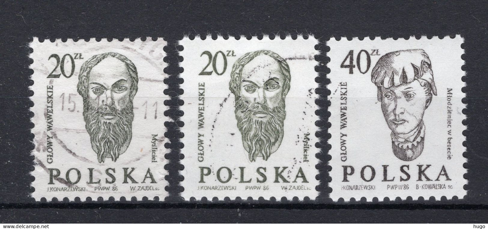 POLEN Yt. 2846/2847° Gestempeld 1986 - Used Stamps