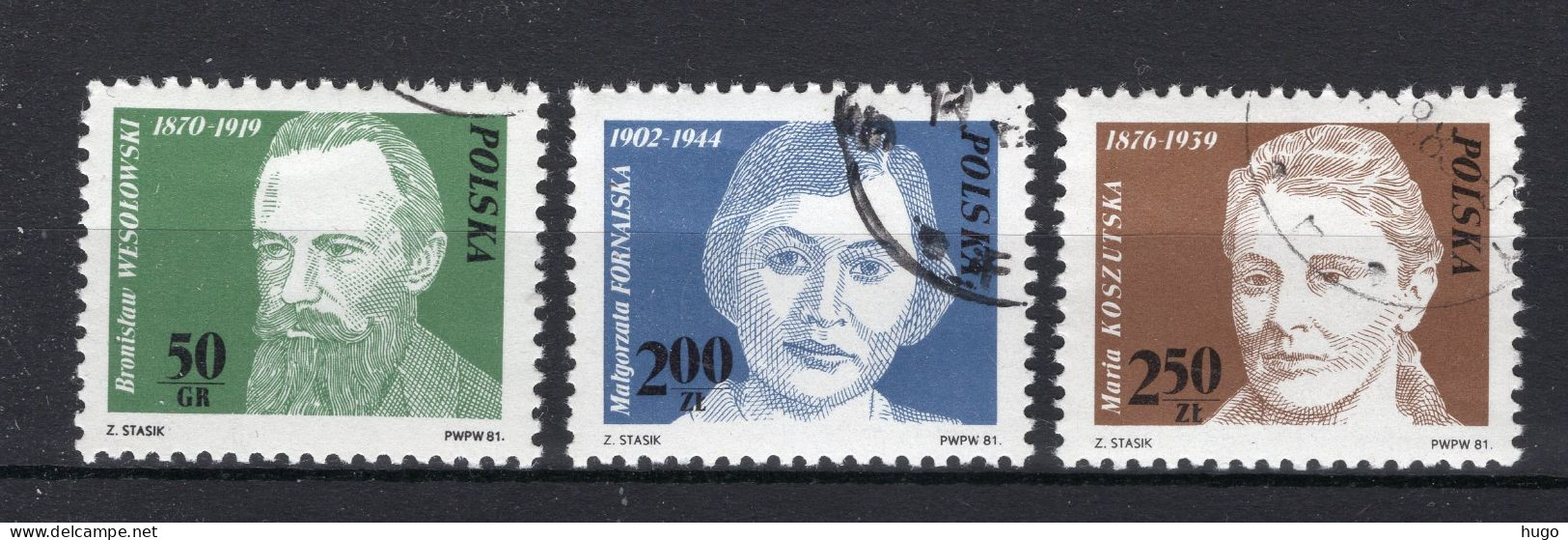 POLEN Yt. 2588/2590° Gestempeld 1981 - Used Stamps