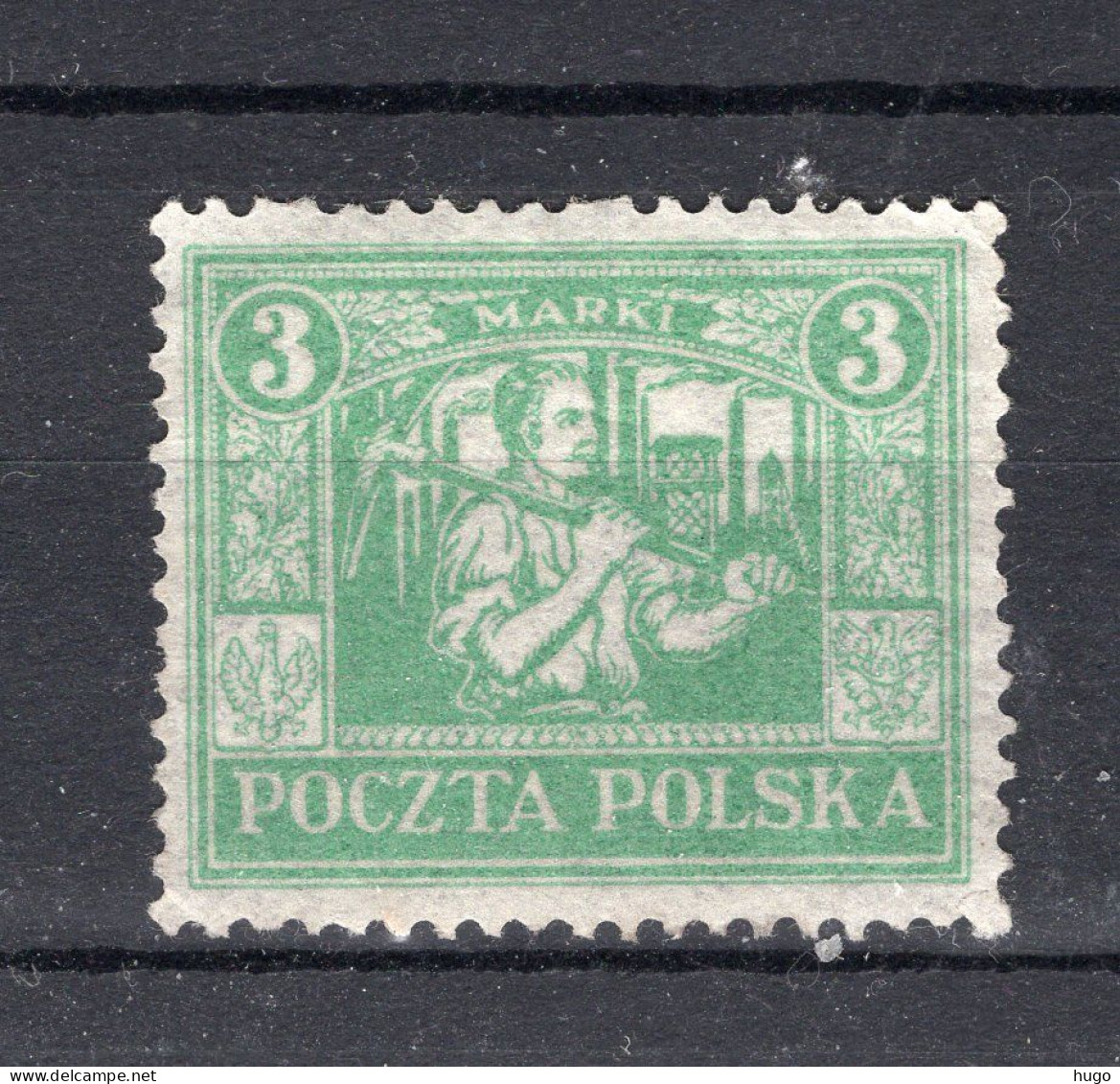 POLEN Yt. 251 (*) Zonder Gom 1922-1923 - Unused Stamps