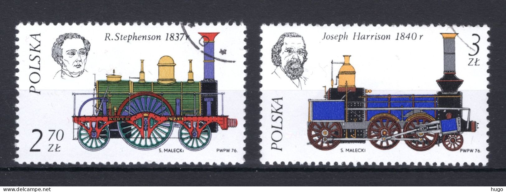 POLEN Yt. 2266/2267° Gestempeld 1976 - Used Stamps