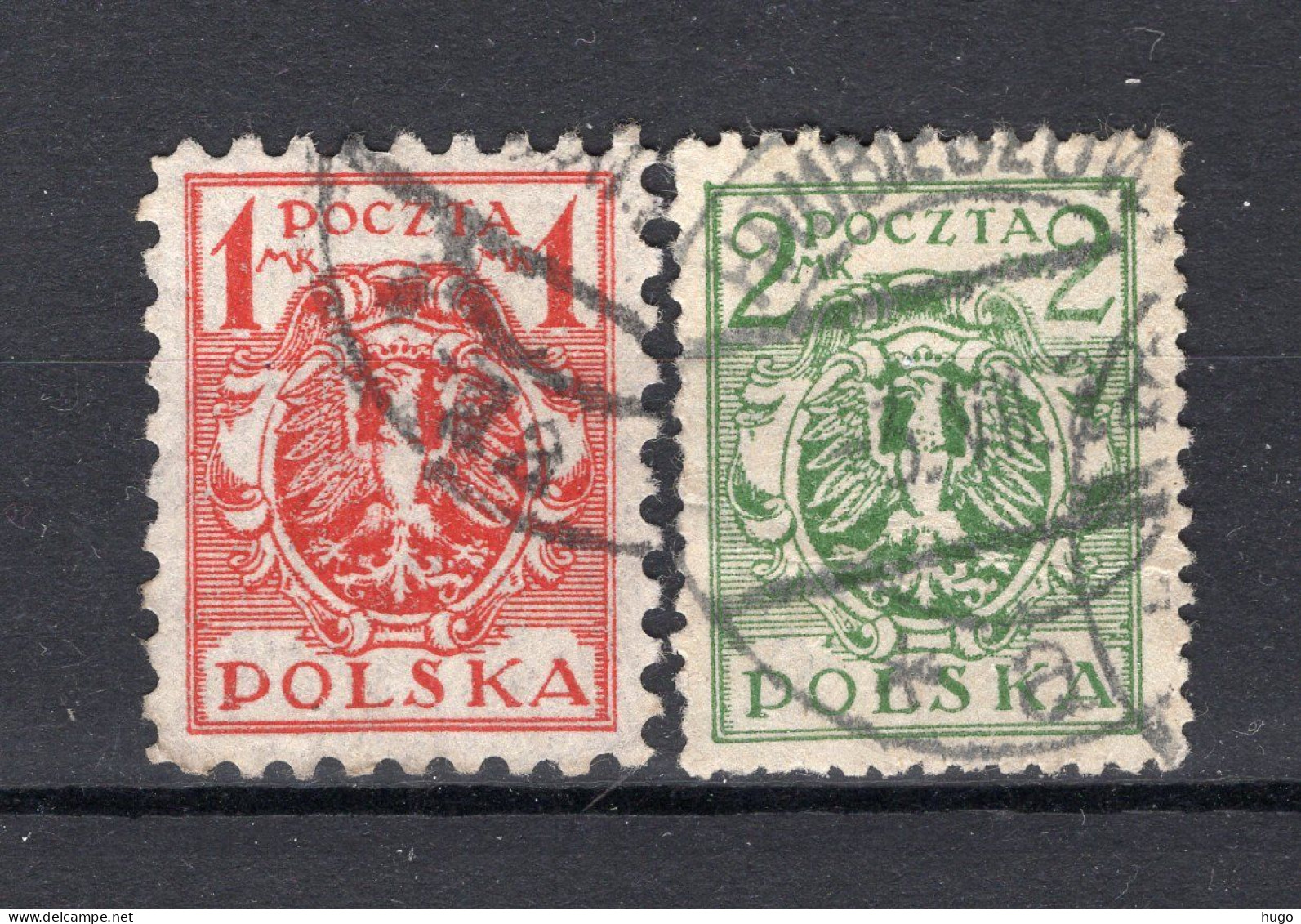 POLEN Yt. 218/219° Gestempeld 1921-1922 - Used Stamps