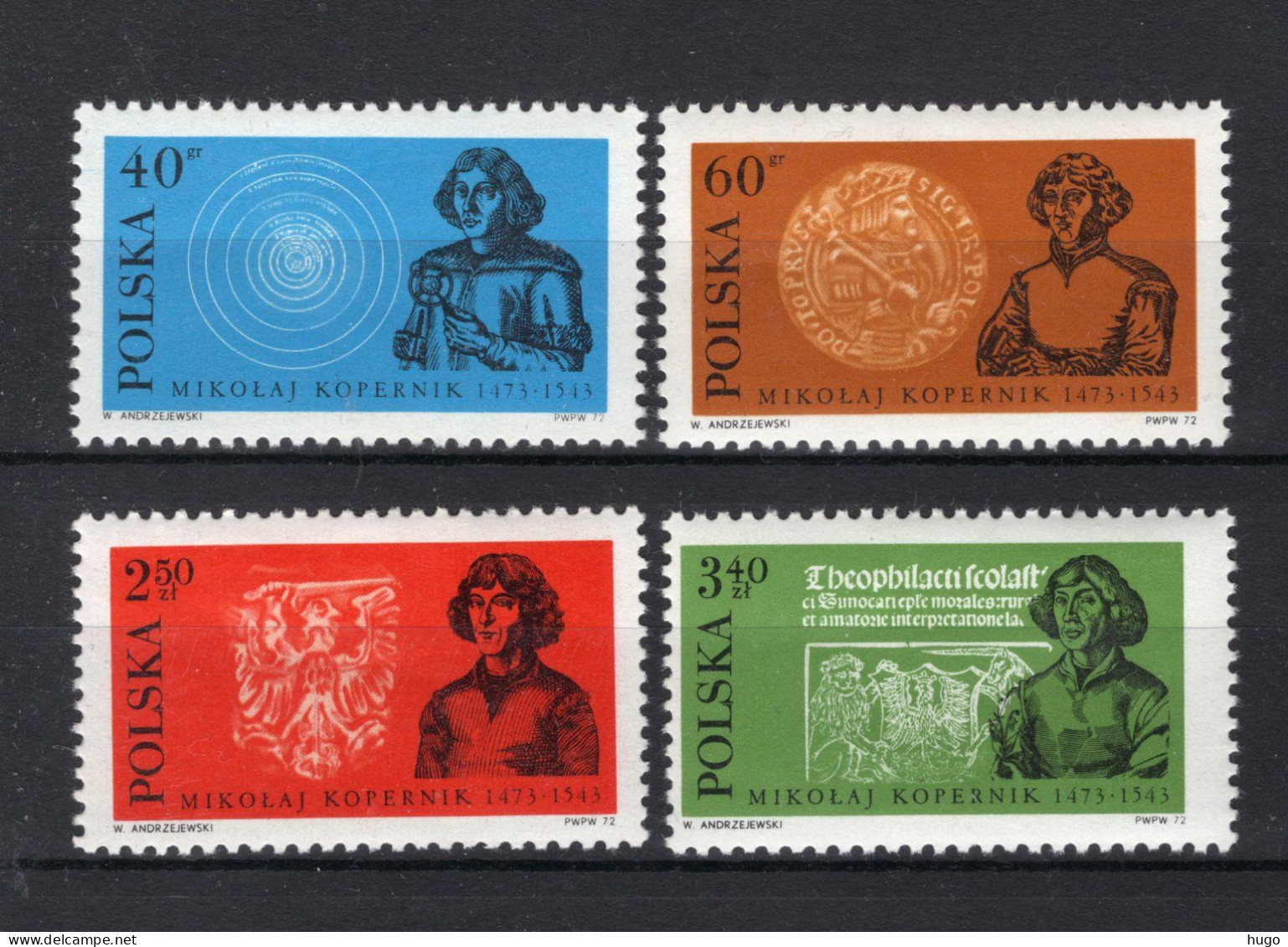 POLEN Yt. 2027/2030 MH 1972 - Unused Stamps