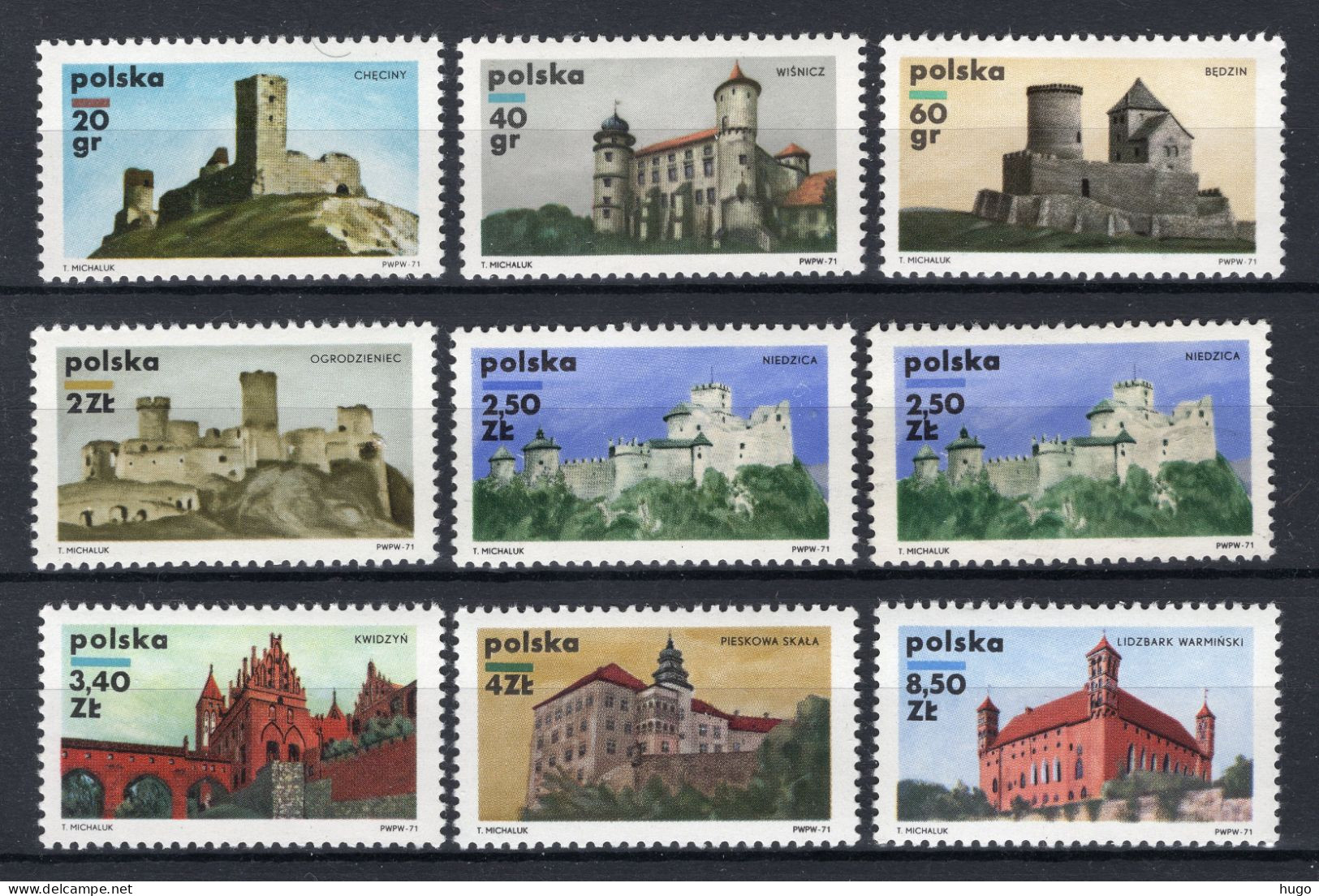 POLEN Yt. 1905/1912 MNH 1971 - Unused Stamps