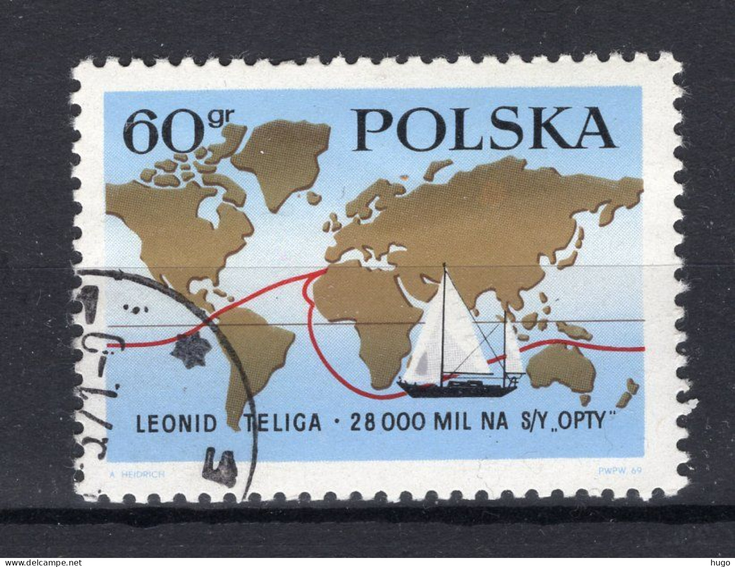 POLEN Yt. 1774° Gestempeld 1969 - Used Stamps