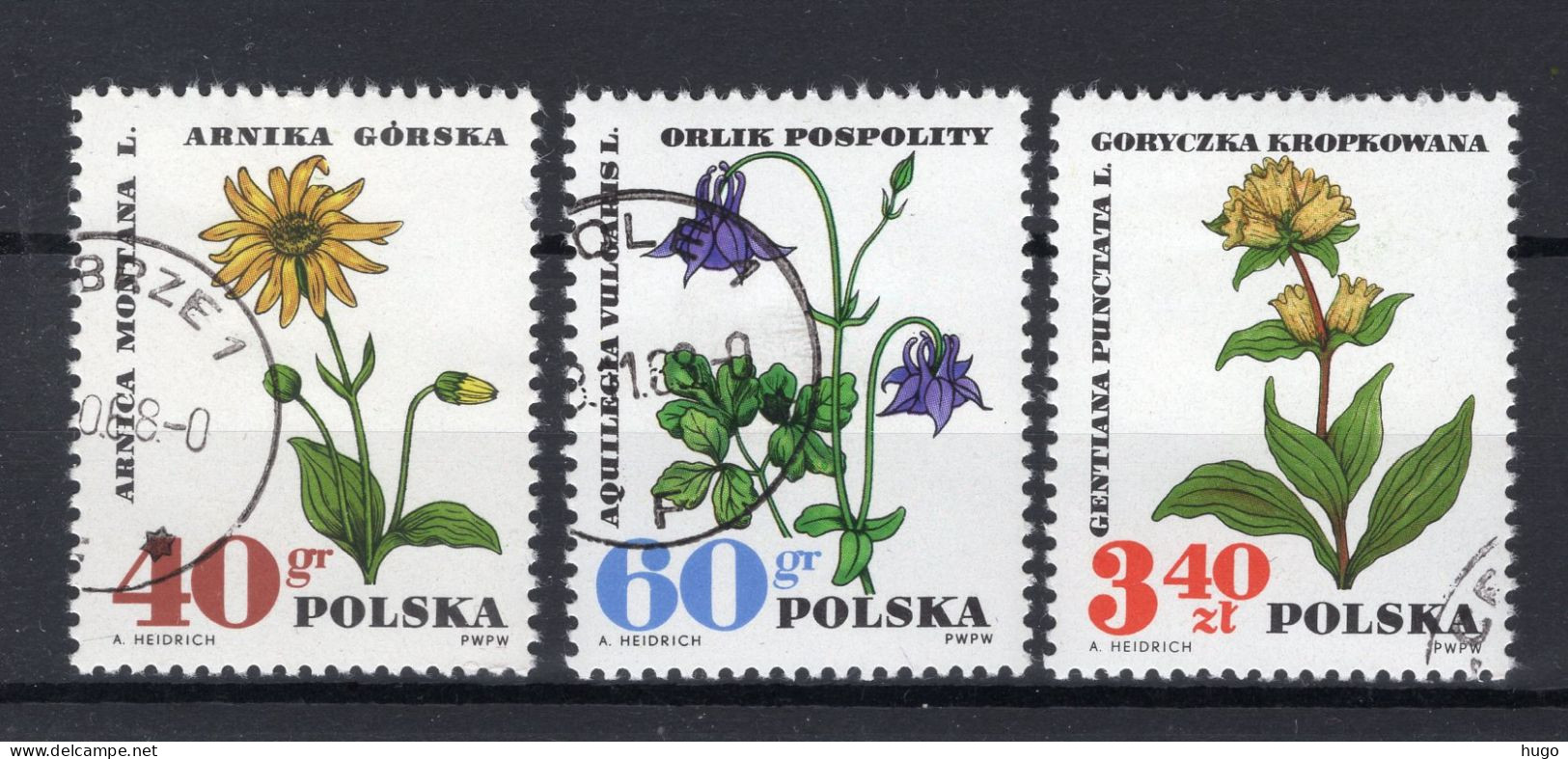 POLEN Yt. 1625/1627° Gestempeld 1967 - Used Stamps