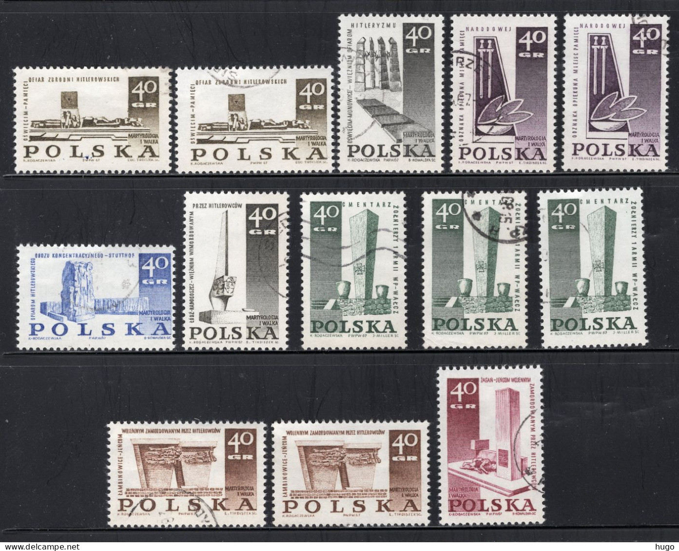 POLEN Yt. 1607/1614° Gestempeld 1967 - Gebraucht