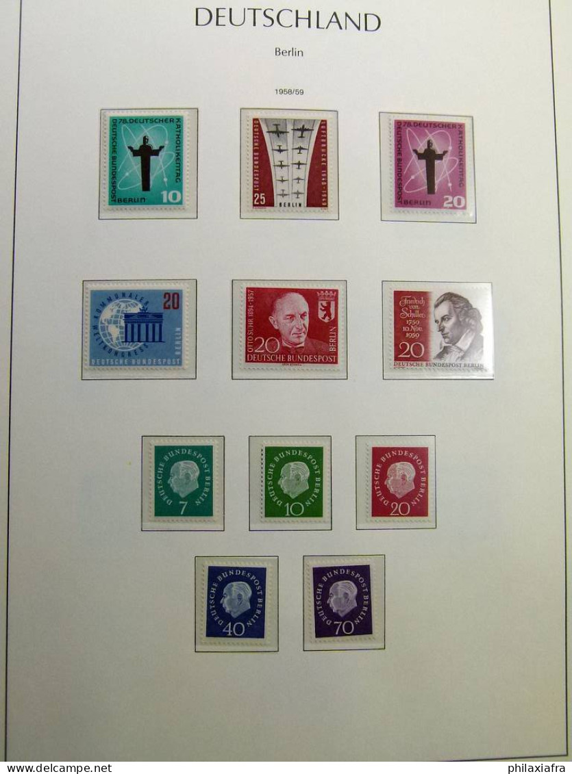 Collection berlinoise, sur album, de 1948 à 1981, avec timbres neufs ** sans ch