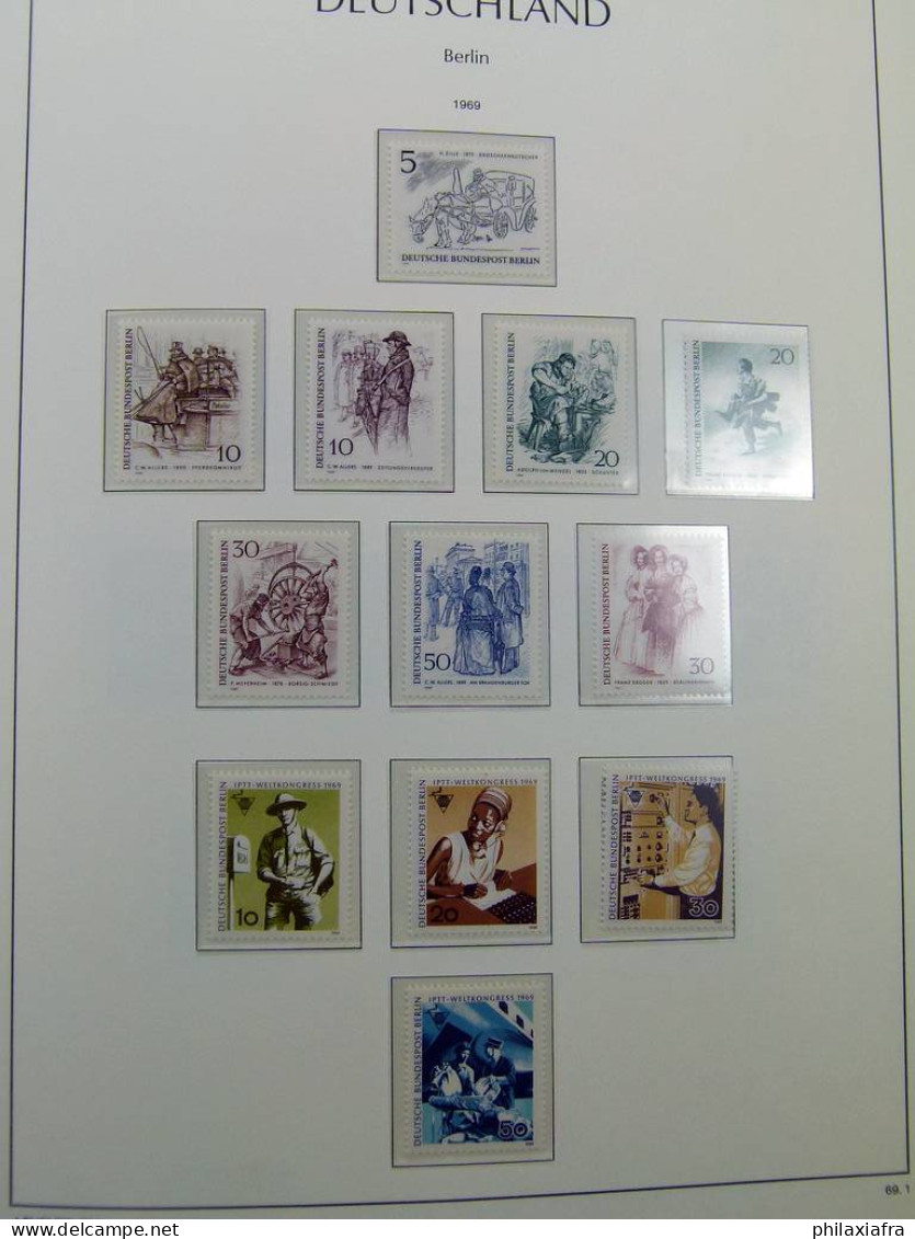 Collection berlinoise, sur album, de 1948 à 1981, avec timbres neufs ** sans ch