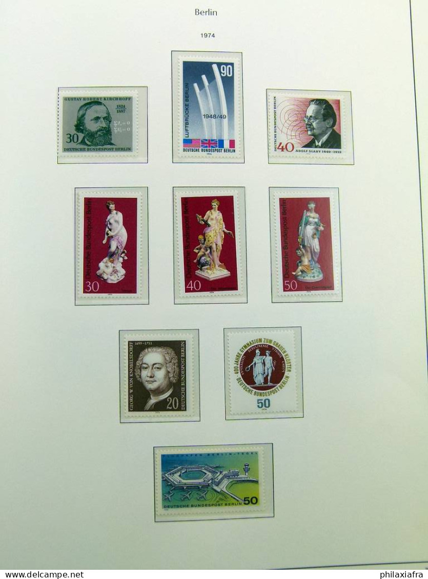 Collection berlinoise, sur album, de 1948 à 1981, avec timbres neufs ** sans ch