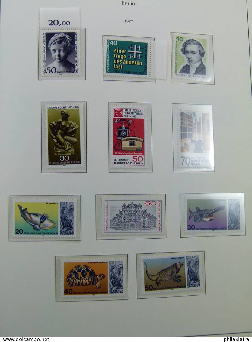 Collection berlinoise, sur album, de 1948 à 1981, avec timbres neufs ** sans ch