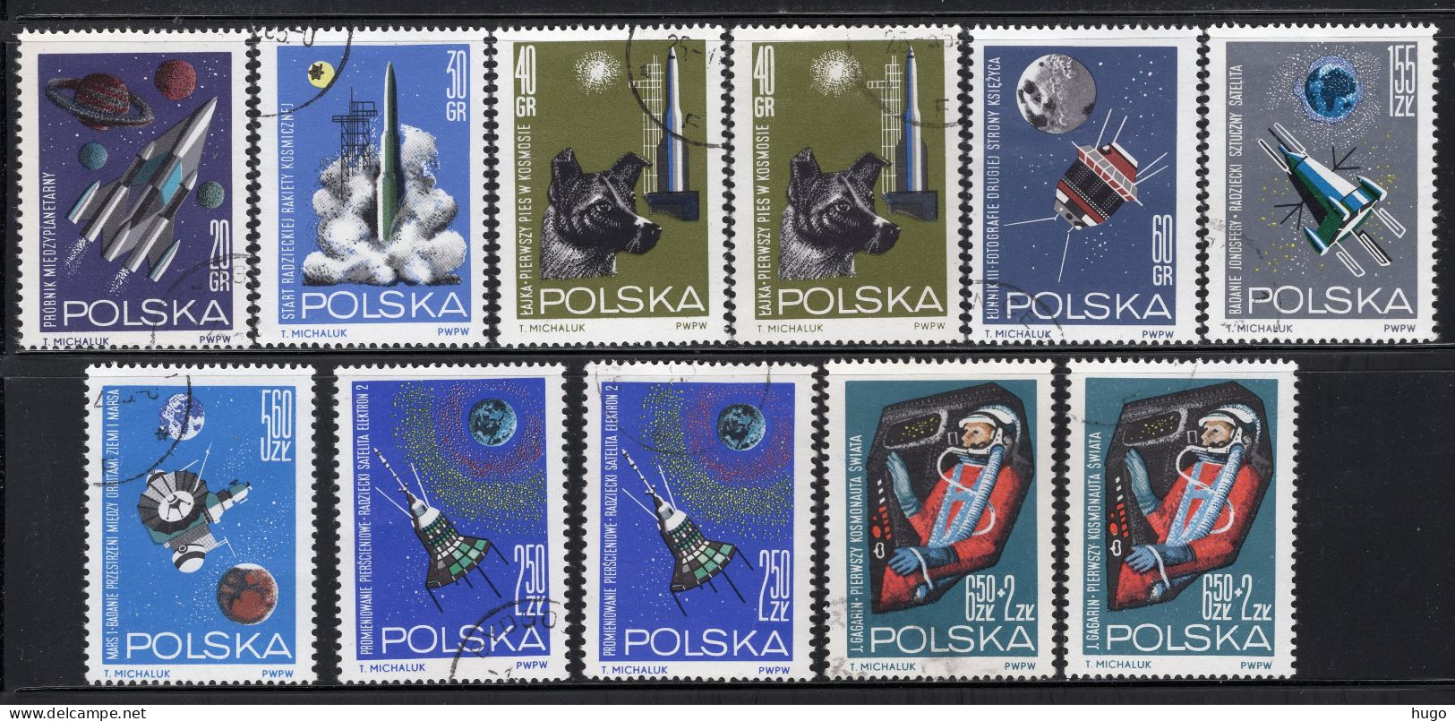 POLEN Yt. 1406/1413° Gestempeld 1965 - Used Stamps