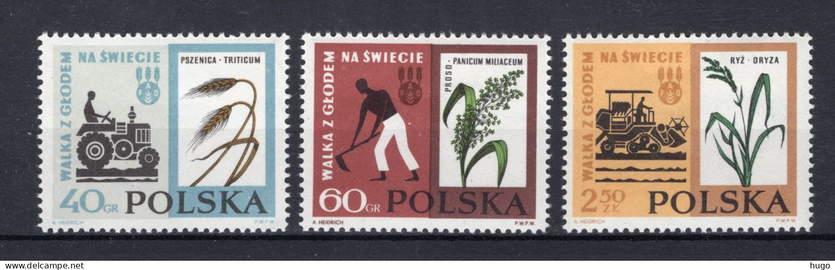 POLEN Yt. 1229/1231 MNH 1963 - Unused Stamps