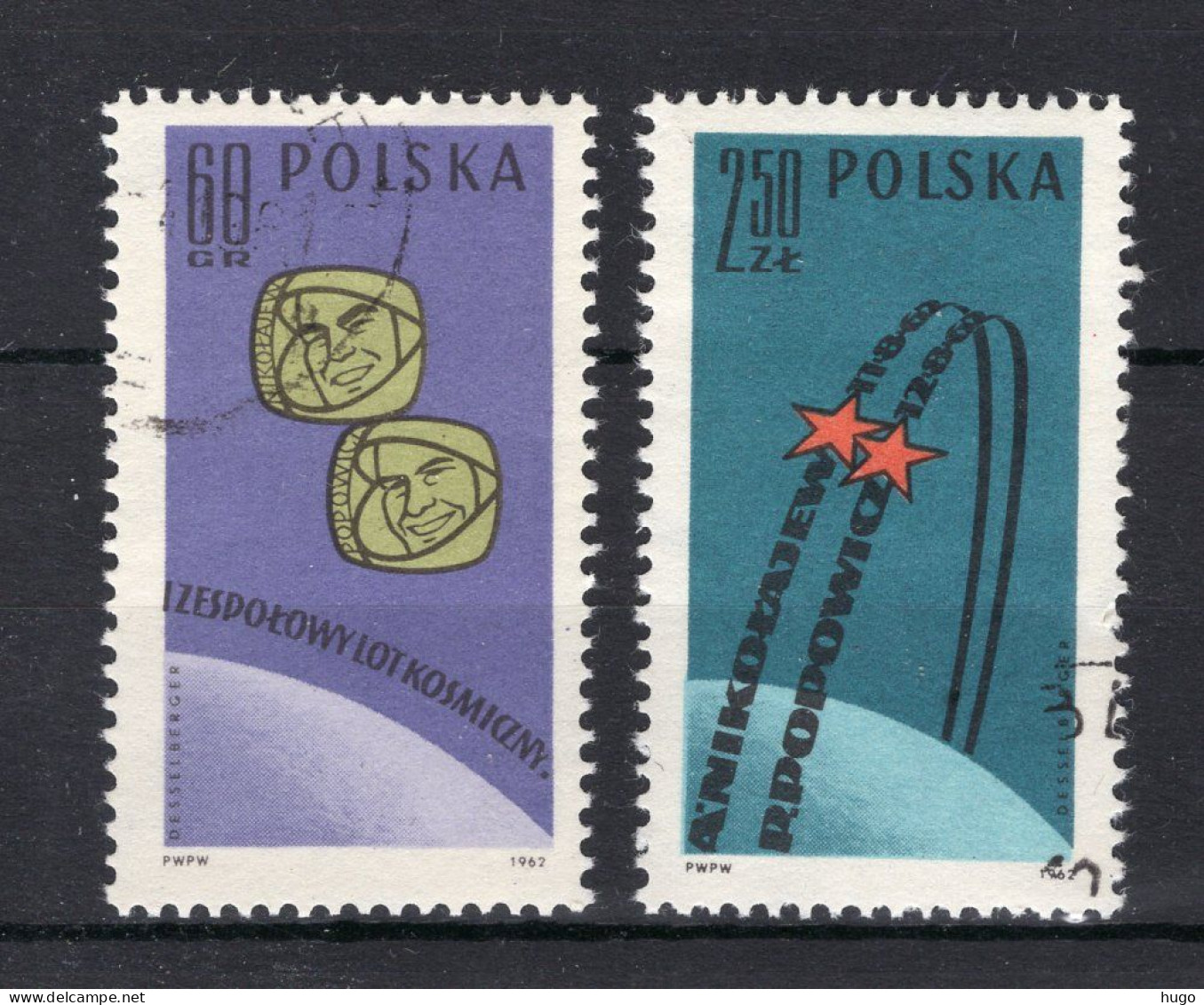 POLEN Yt. 1209/1210° Gestempeld 1962 - Used Stamps