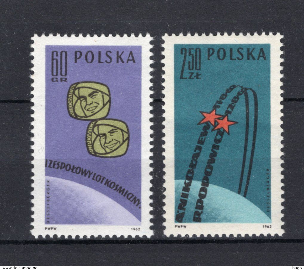POLEN Yt. 1209/1210 MH 1962 - Unused Stamps