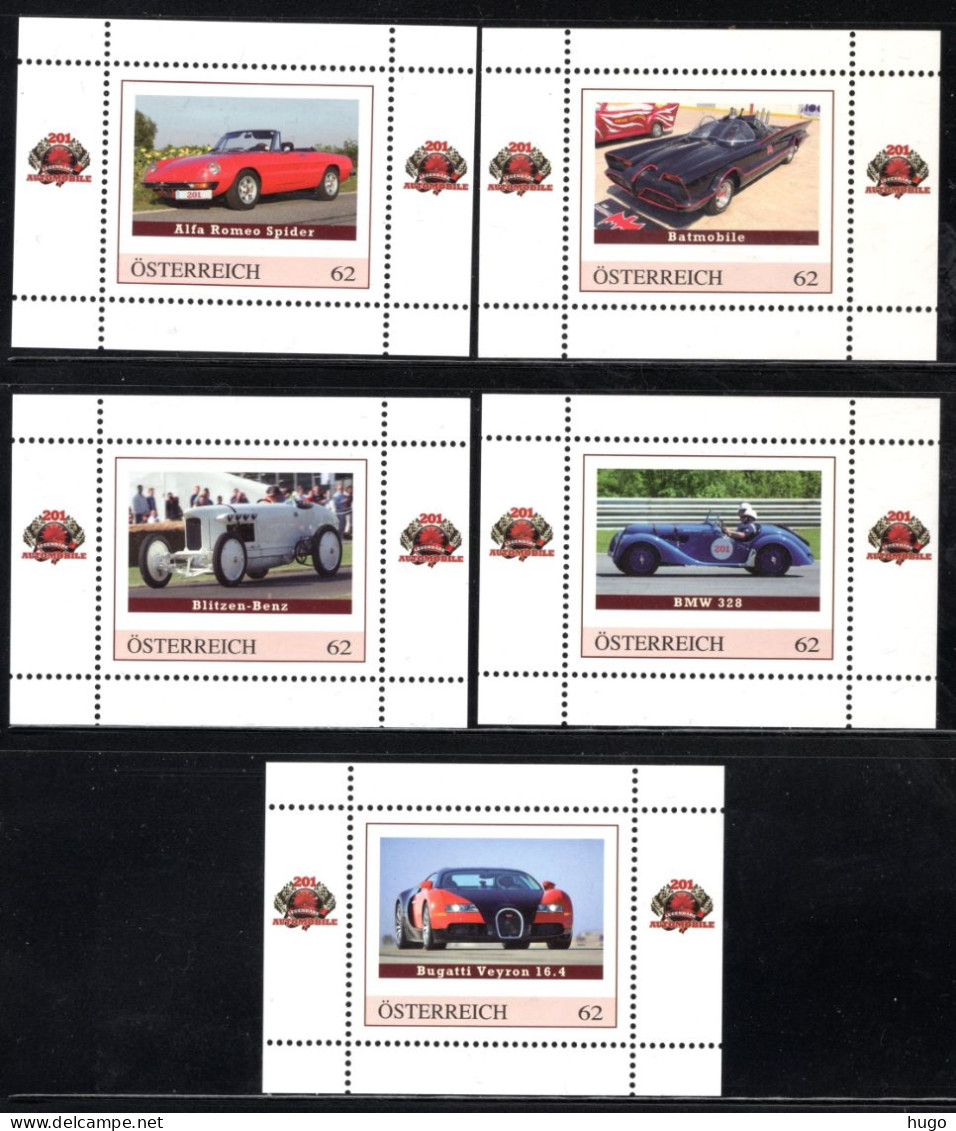 ÖSTERREICH - Legendary Automobiles In Mini Blok MNH -1 - Cars
