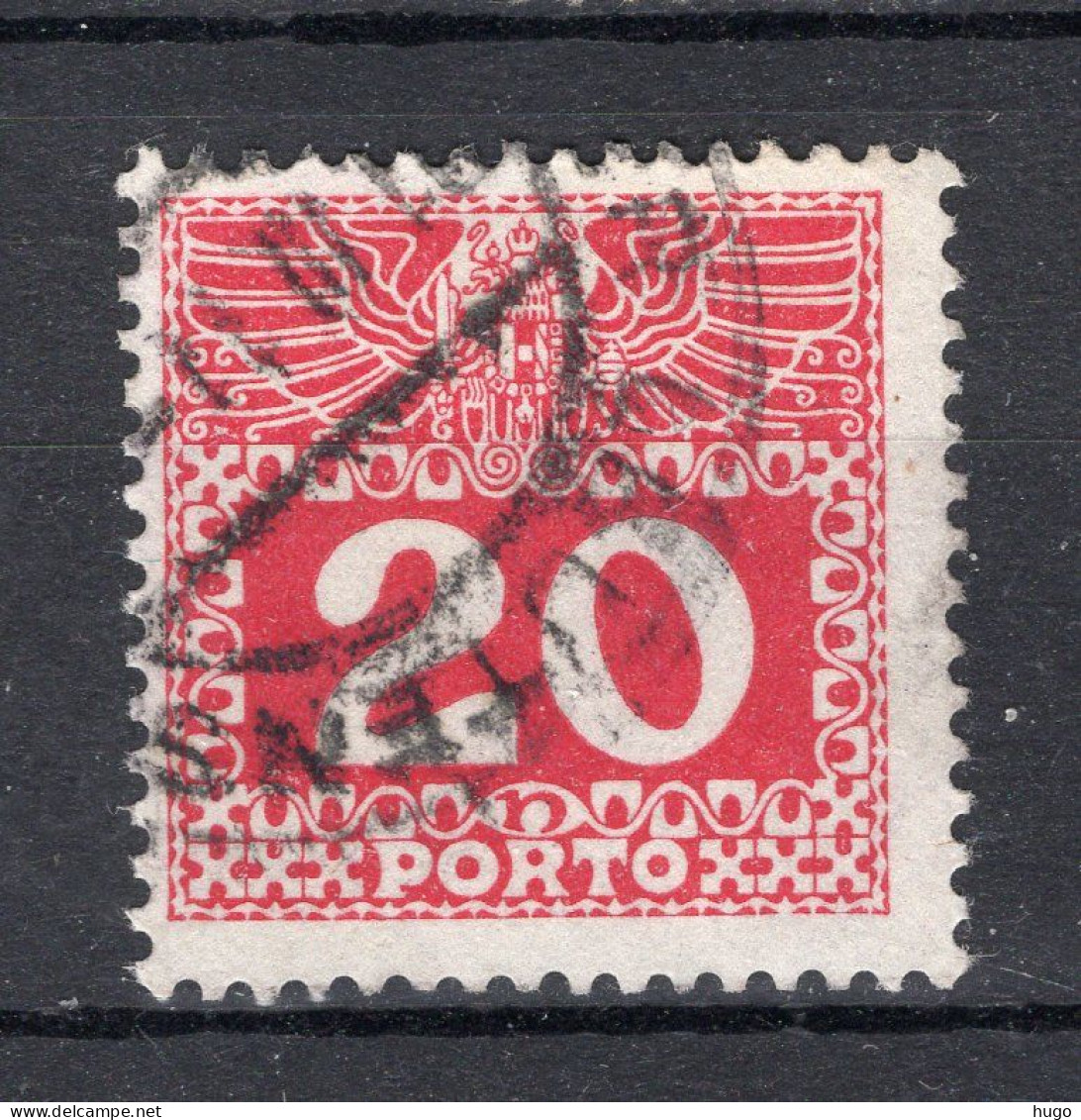 OOSTENRIJK Yt. T39° Gestempeld Portzegels 1908-1910 - Portomarken