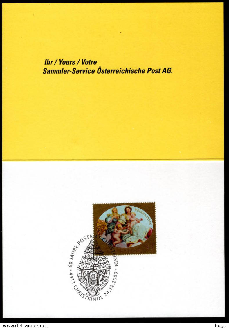 OOSTENRIJK Yt. 2670 - 60 Jahre Postamt Christkindl 2009 - Covers & Documents