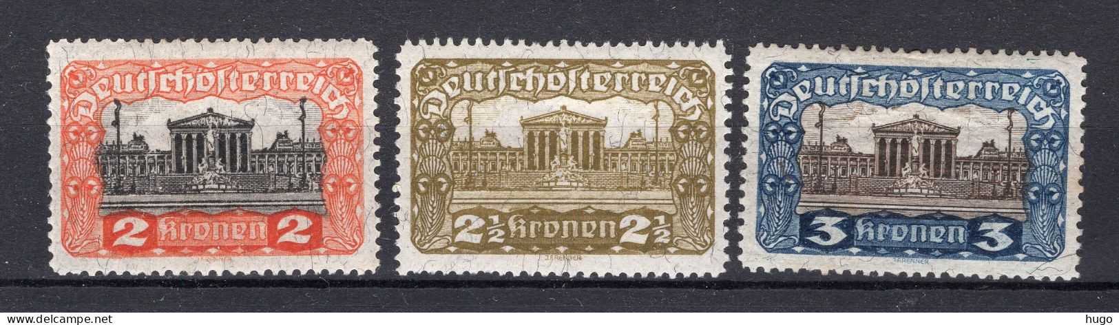 OOSTENRIJK Yt. 214/216 MH 1919-1921 - Neufs