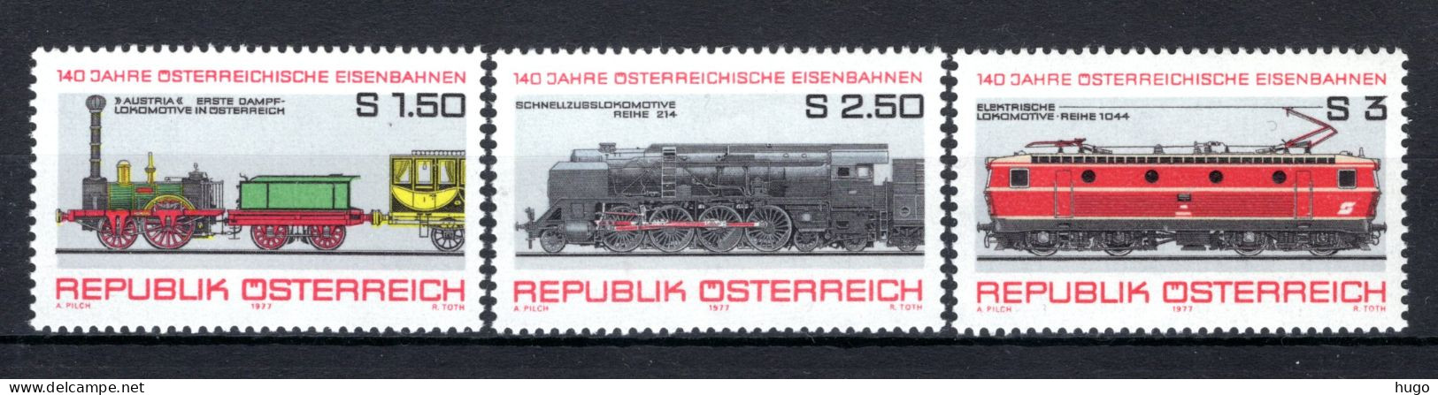 OOSTENRIJK Yt. 1389/1391 MNH 1977 - Neufs