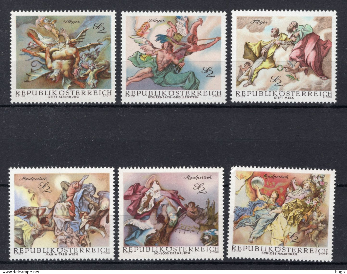 OOSTENRIJK Yt. 1108/1113 MNH 1968 - Nuovi