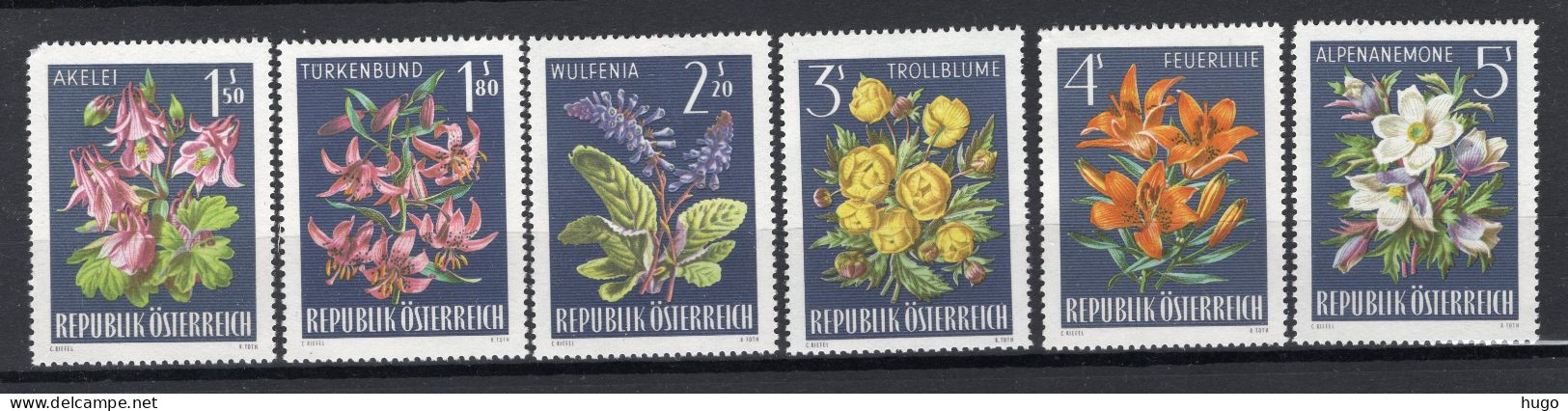 OOSTENRIJK Yt. 1044/1049 MNH 1966 - Unused Stamps