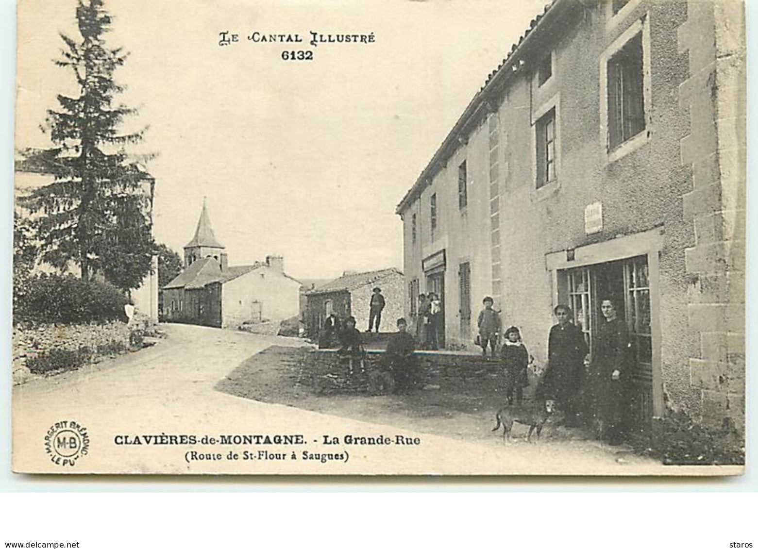 CLAVIERES-DE-MONTAGNE - La Grande-Rue (Route De Saint-Flour à Saugues) - Other & Unclassified