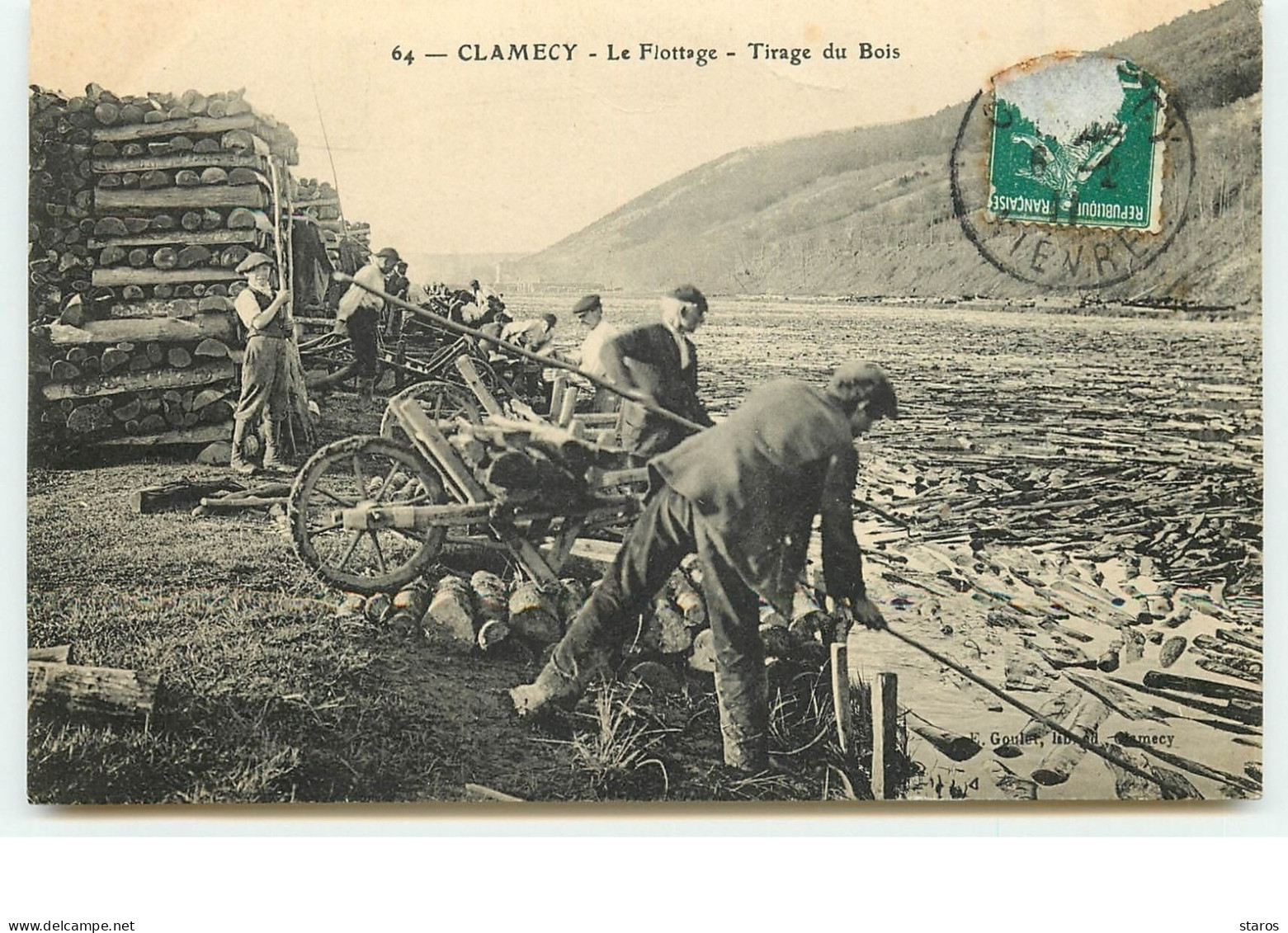 CLAMECY - Le Flottage - Tirage Du Bois - Clamecy