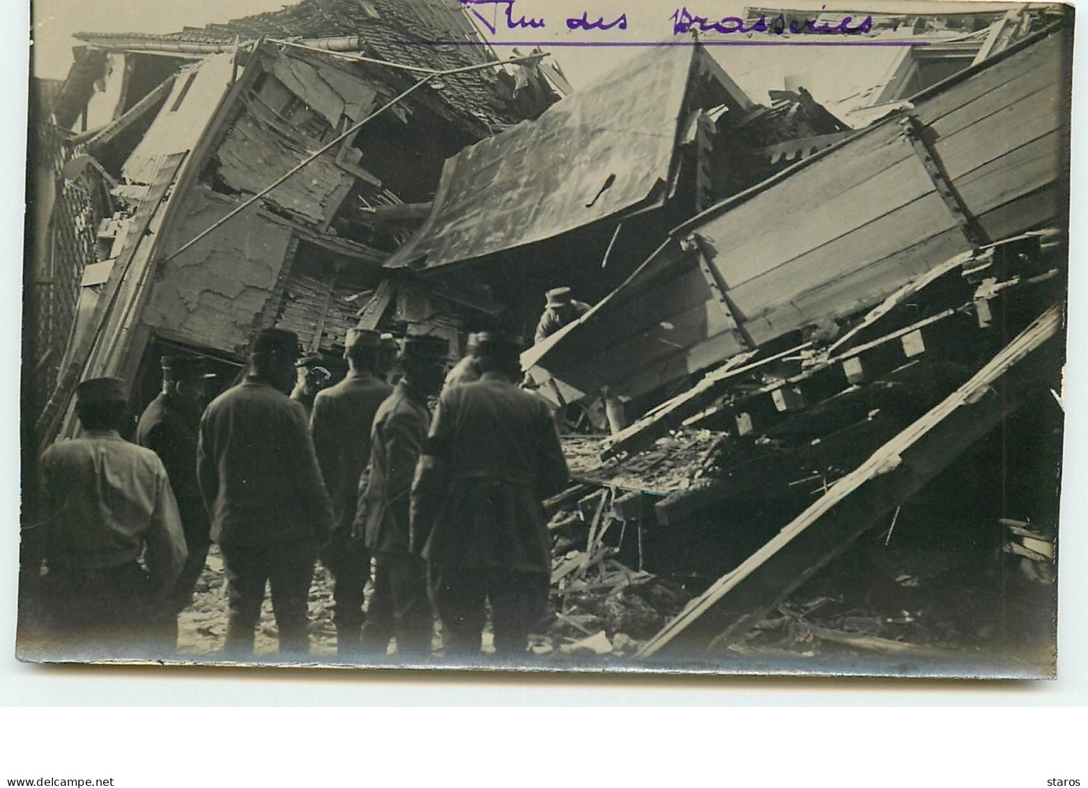 CHALONS - Rue Des Brasseries Après Les Bombardements - Châlons-sur-Marne