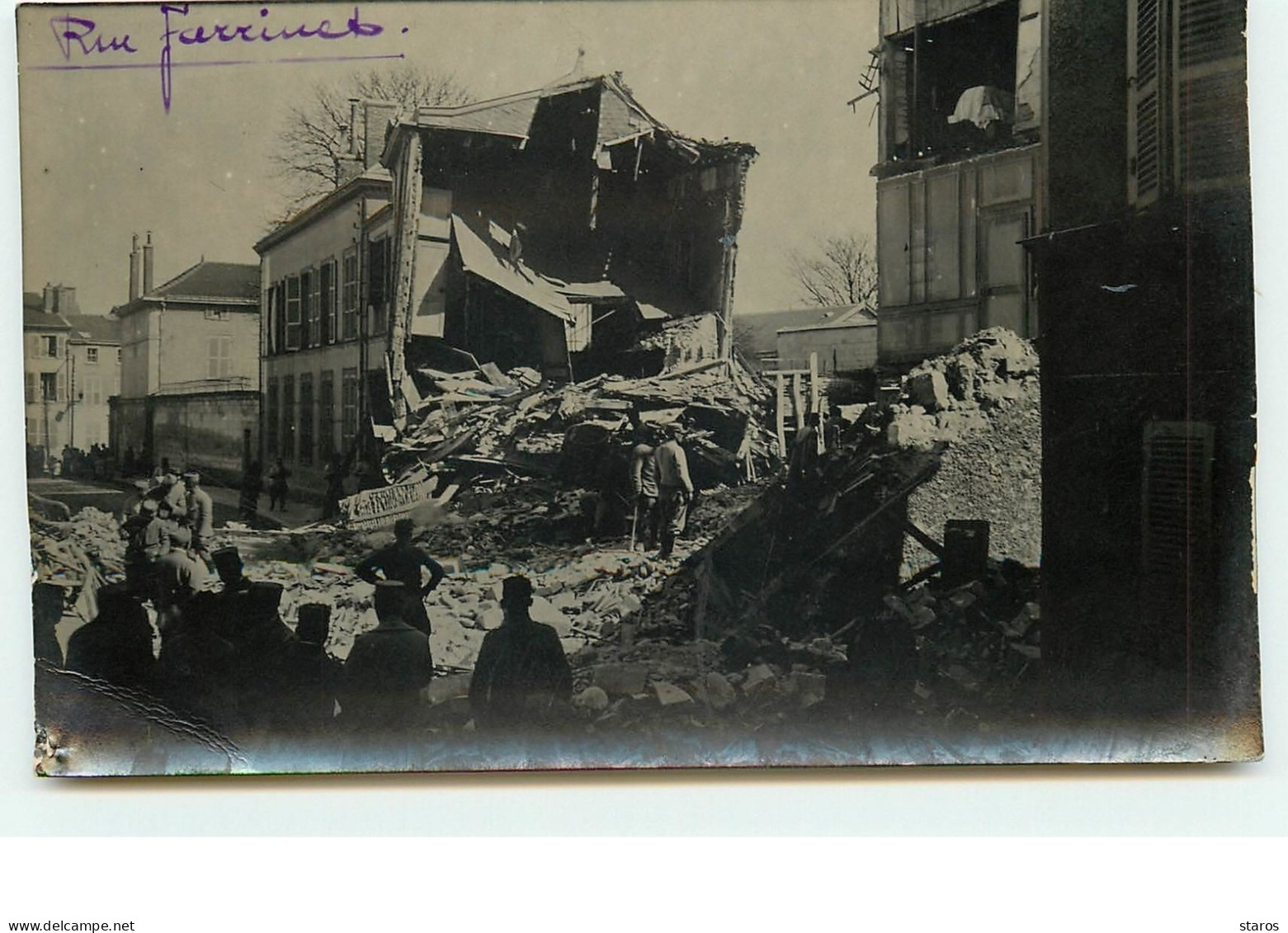 CHALONS - Rue Garinet Après Les Bombardements - Châlons-sur-Marne