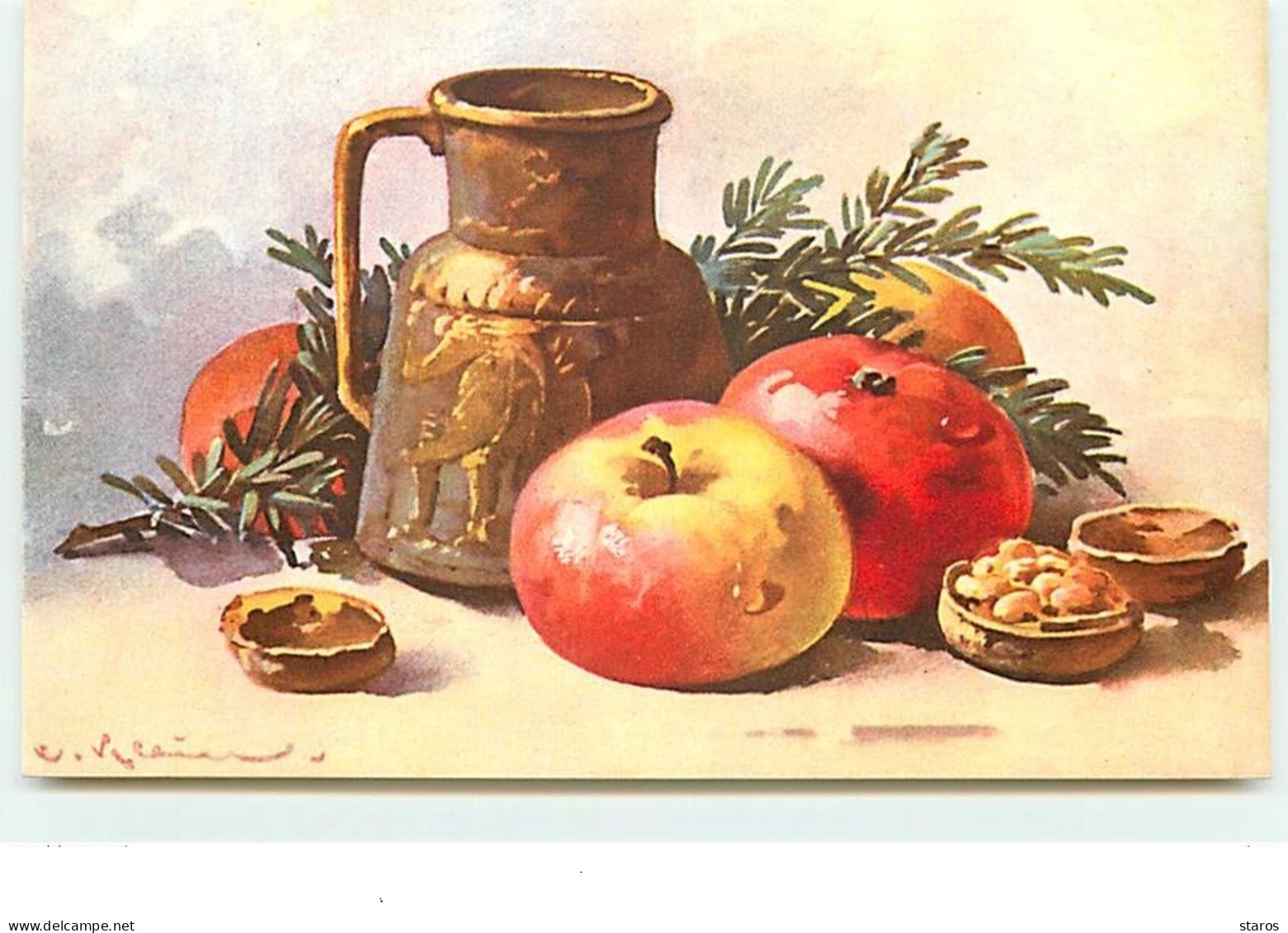 C. Klein - Pommes, Fruits Secs Et Cruche - Klein, Catharina
