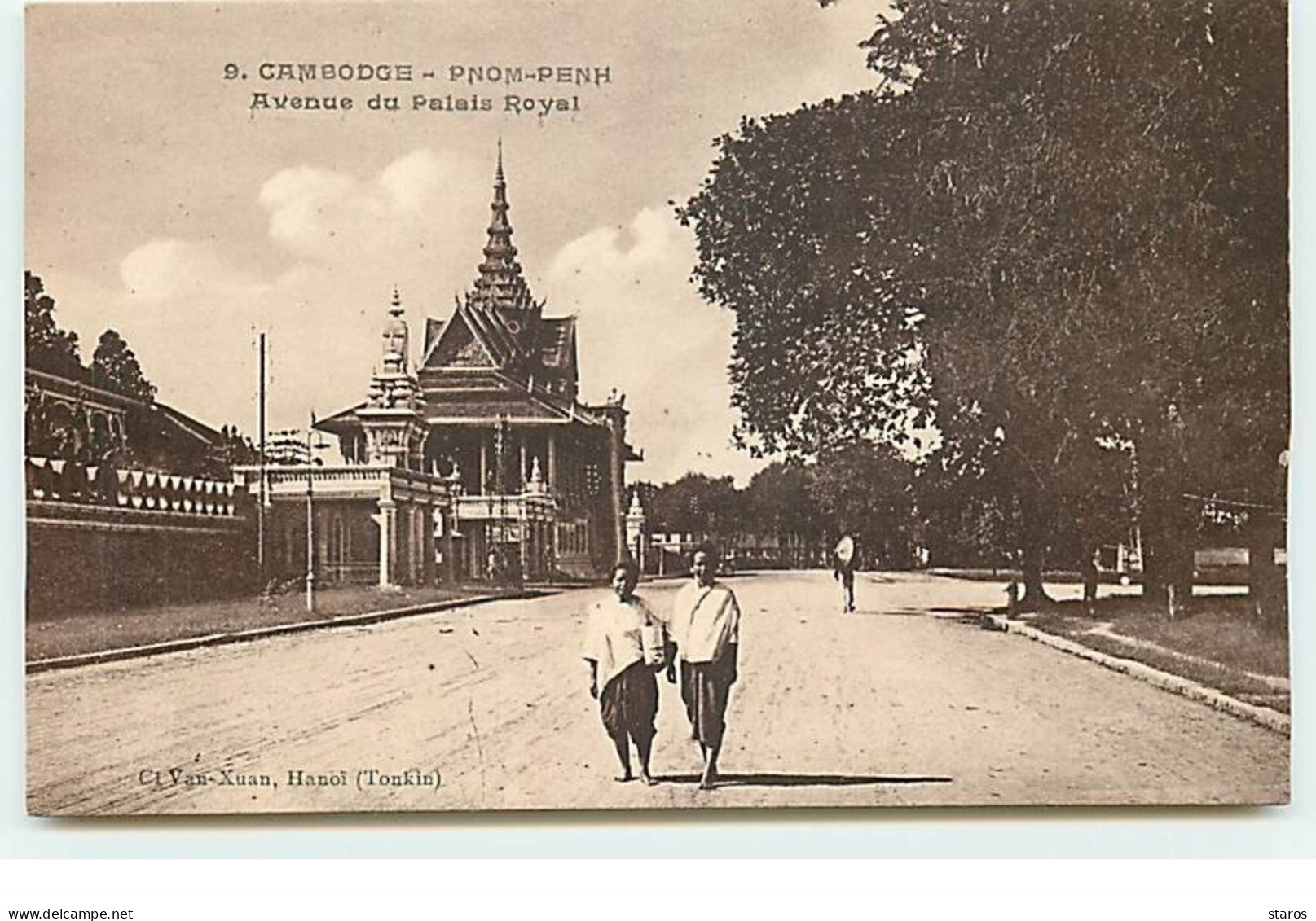 CAMBODGE - PNOM-PENH - Avenue Du Palais Royal - Kambodscha