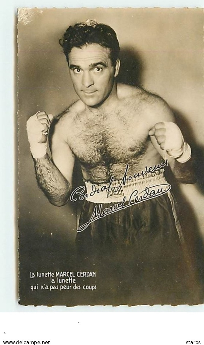 Boxe - La Lunette Marcel Cerdan La Lunette Qui N'a Pas Peur Des Coups - Boxing