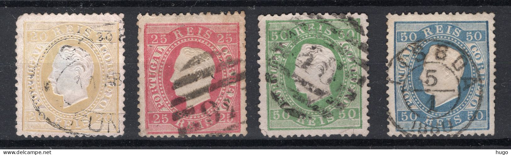 PORTUGAL Yt. 39/42° Gestempeld 1870-1880 - Used Stamps
