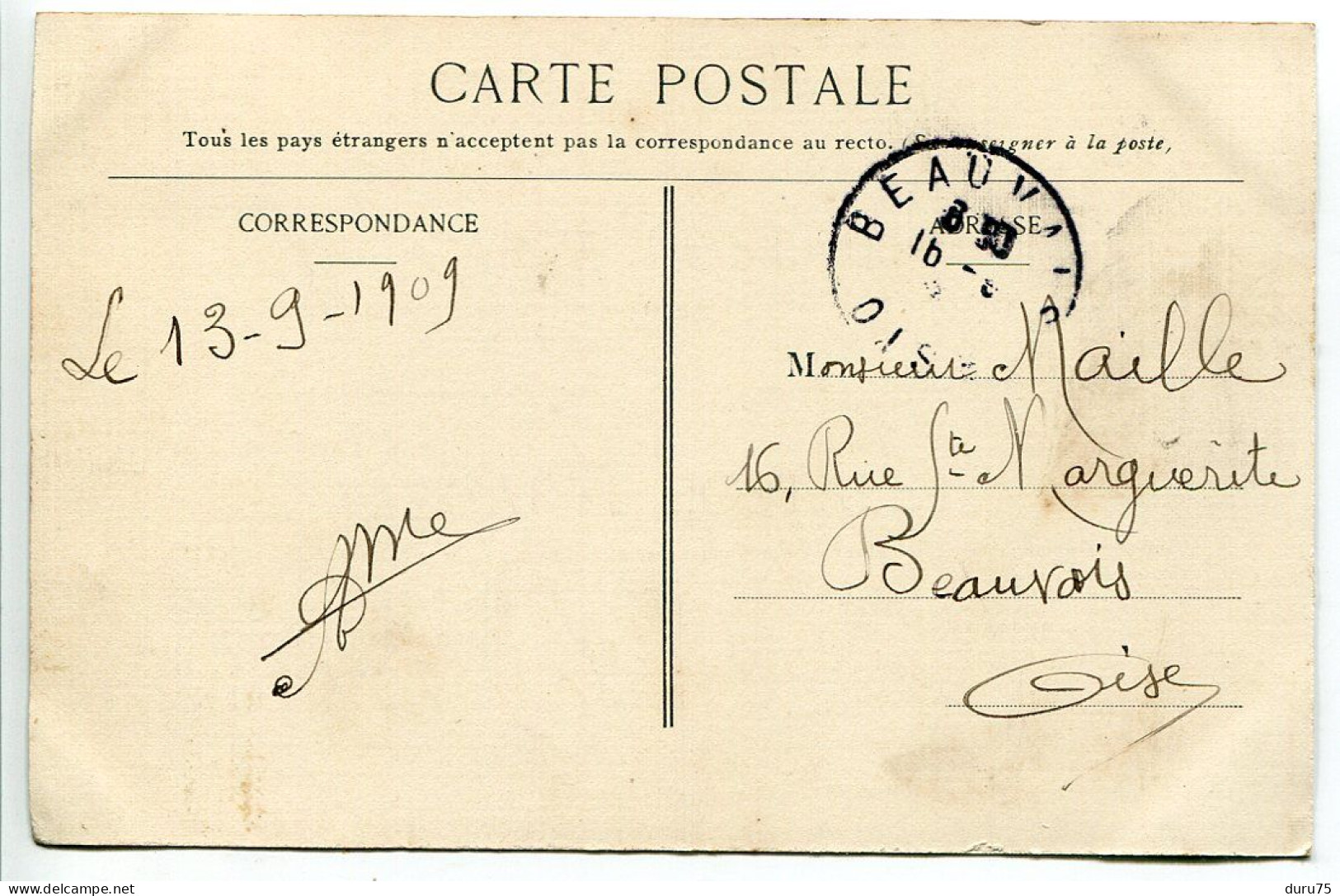 CPA 1909 Brillante Toilée * LONGPRÉ LES CORPS SAINTS Vue Générale - Très Bon état - Other & Unclassified