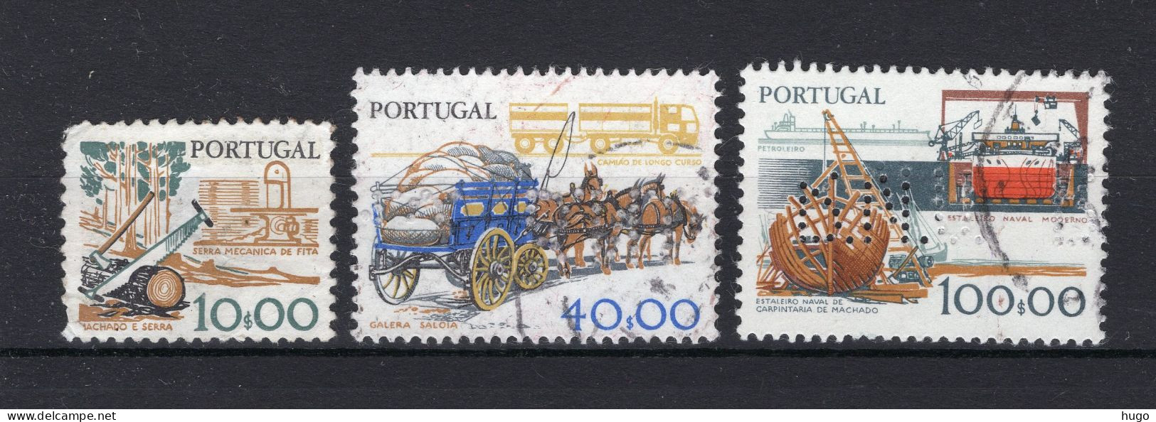 PORTUGAL Yt. 1410/1412° Gestempeld 1979 - Used Stamps