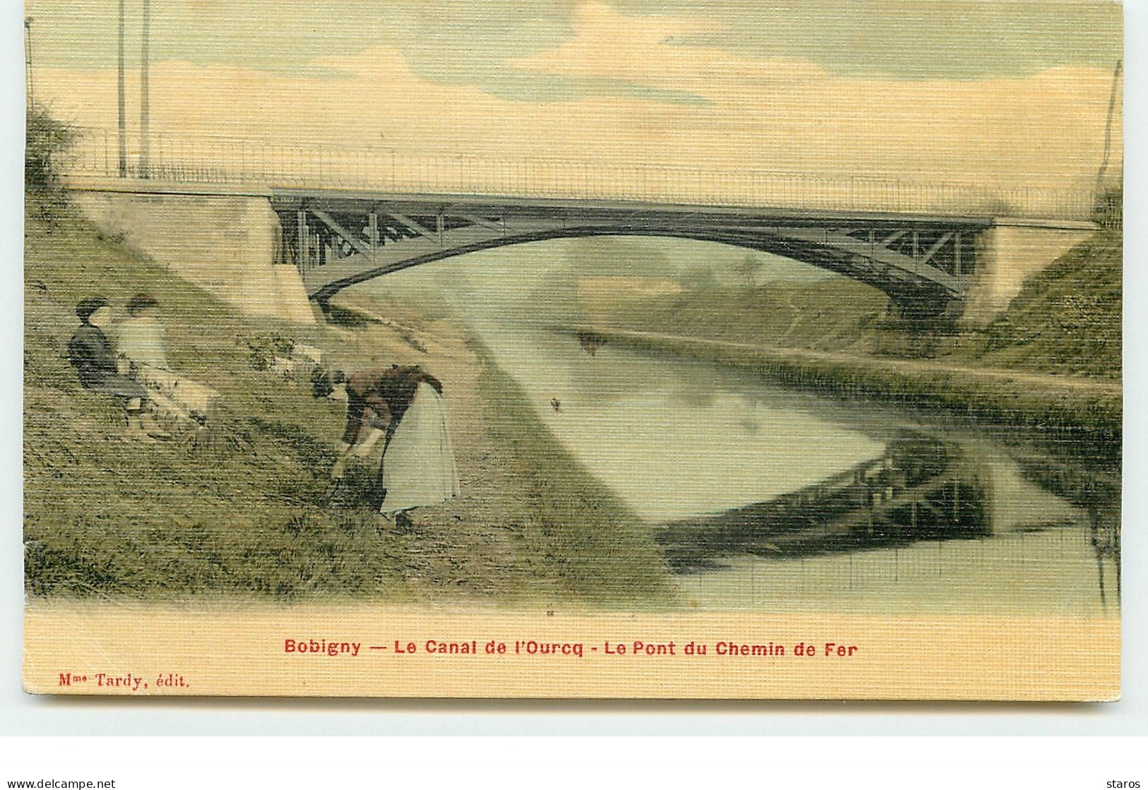 BOBIGNY - Le Canal De L'Ourcq - Le Pont Du Chemin De Fer - Bobigny