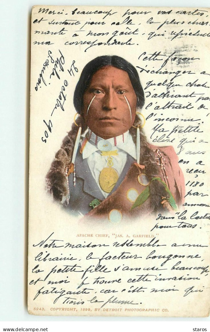 Apache Chief - Jas A. Garfield - Indiani Dell'America Del Nord