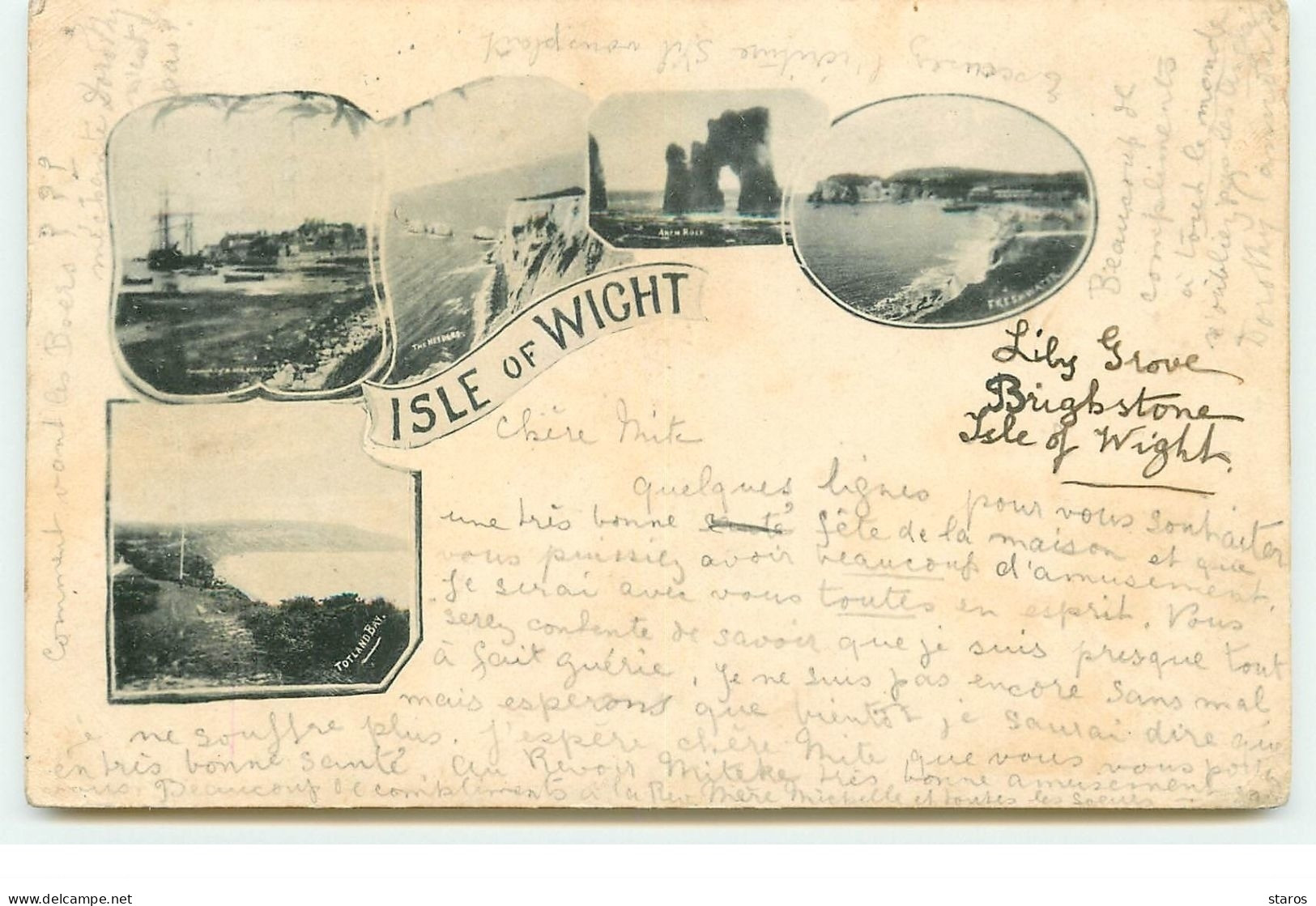 Angleterre - ISLE OF WIGHT - Multi-vues - Gruss 1900 - Sonstige & Ohne Zuordnung